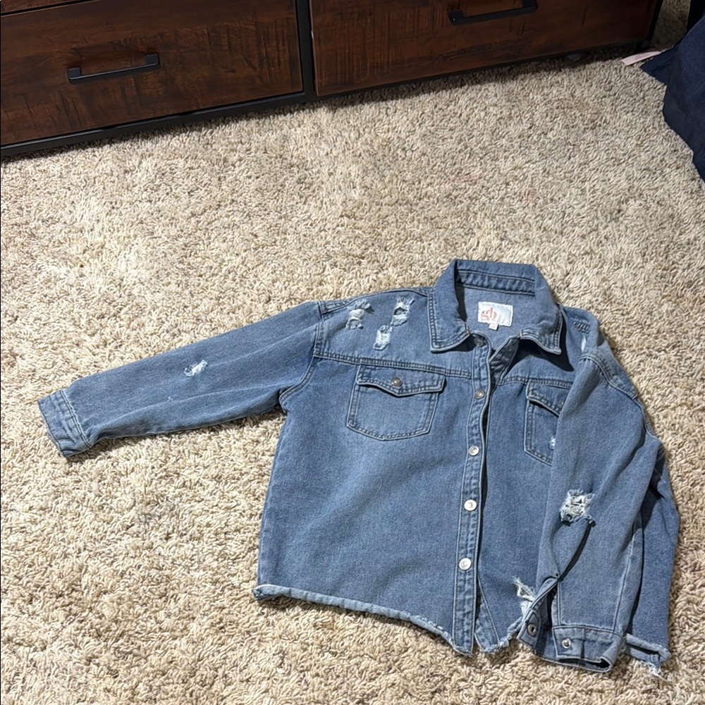 Gianni Bini Classic Blue Denim Jacket